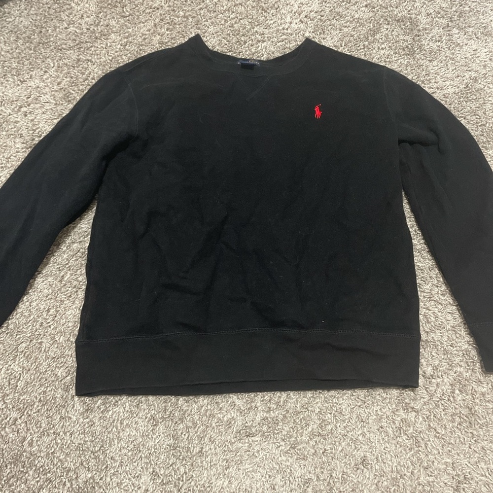 Black teens Polo crew neck